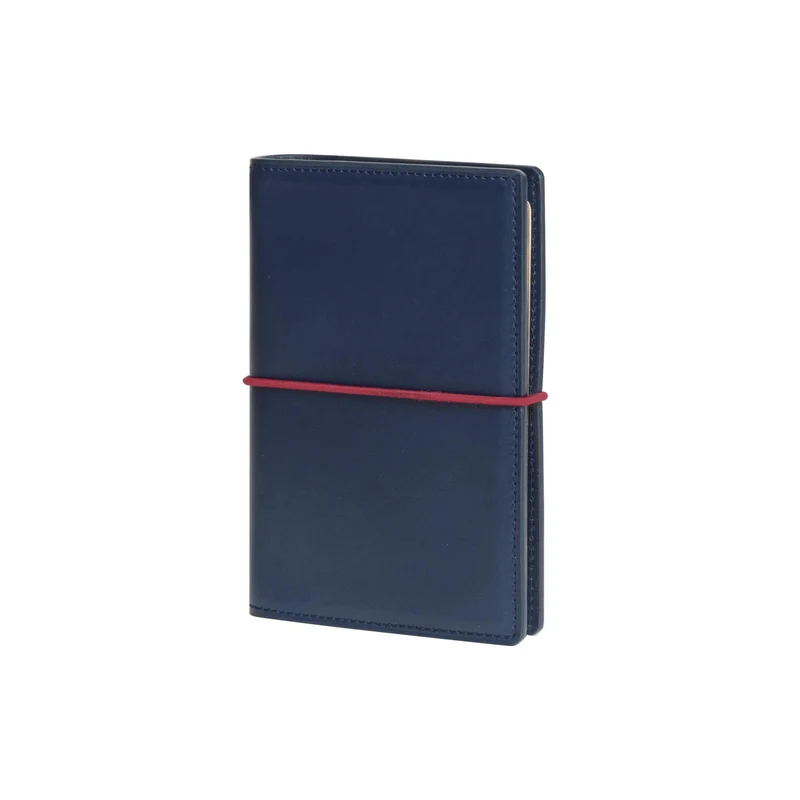 Organiseur MIGNON AK12 - 9 x 13 cm - 2 jours par page - Orientation horizontale - Bon Voyage bleu marine