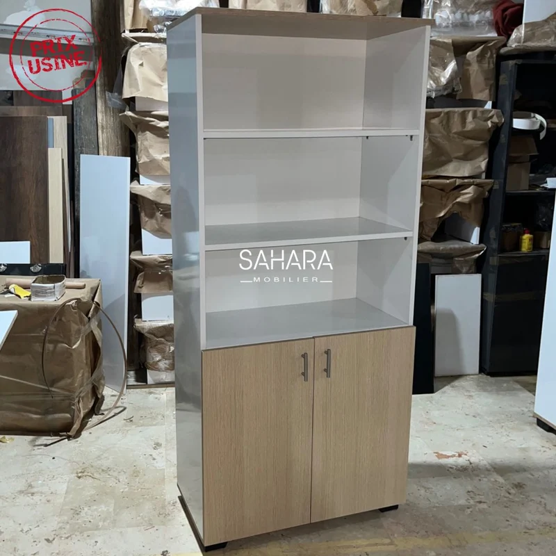 armoire bibliothèque en bois A0519