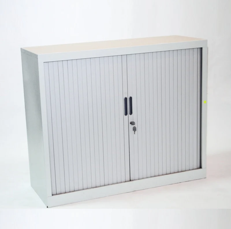 Armoire Basse métallique avec 2 portes Rideau A0602