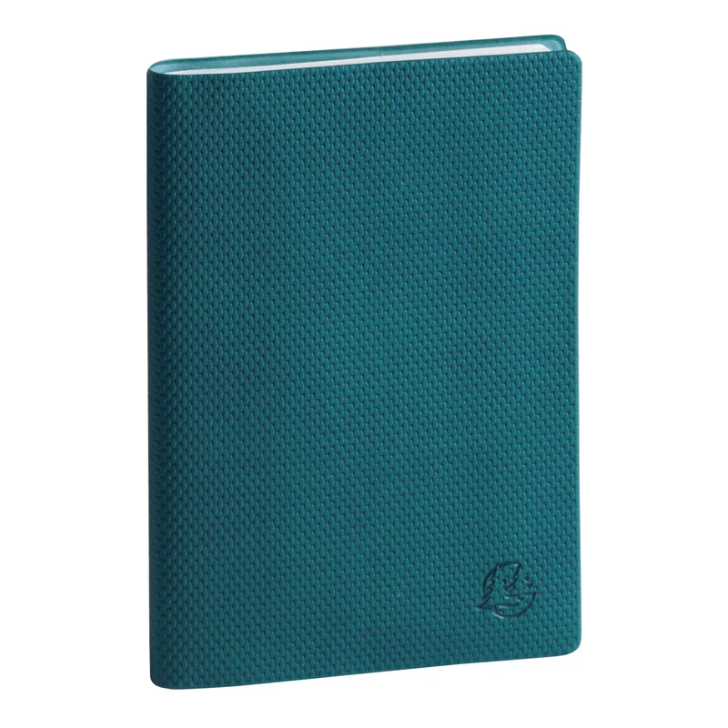 Agenda 2026-2027 EXACOMPTA SAS 15 Agora - 10,5 x 15,5 cm - 1 semaine sur 2 pages - Orientation verticale - Canvas bleu canard