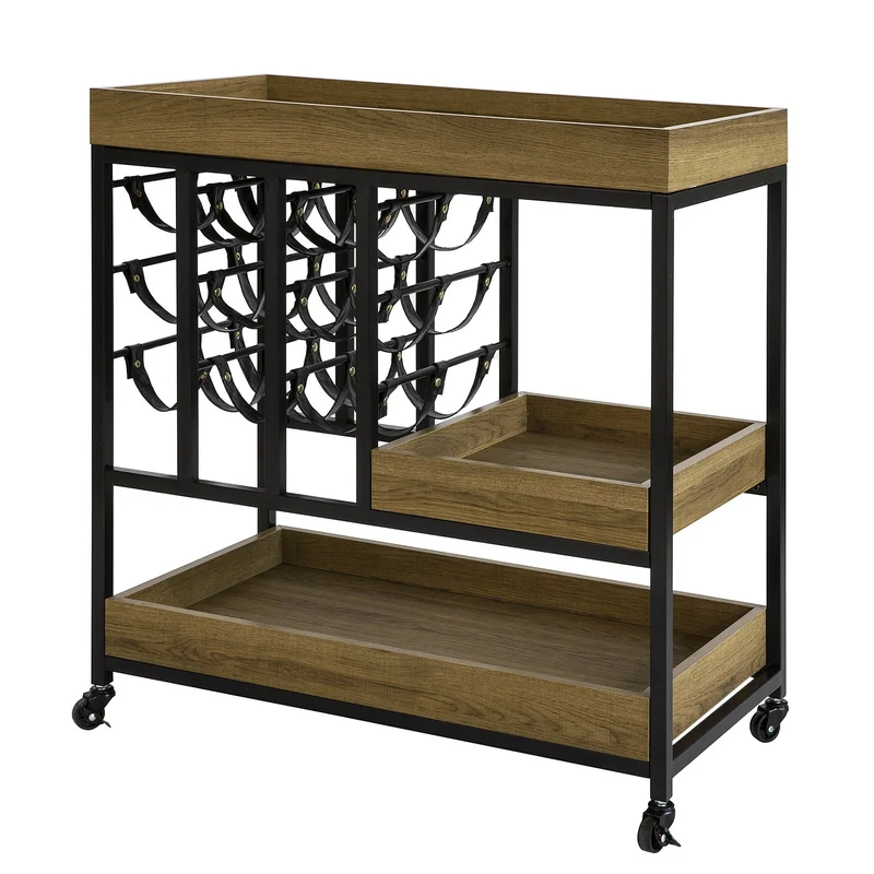 SoBuy FKW86-N Chariot de Service Desserte à roulettes Chariot Commode Roulant