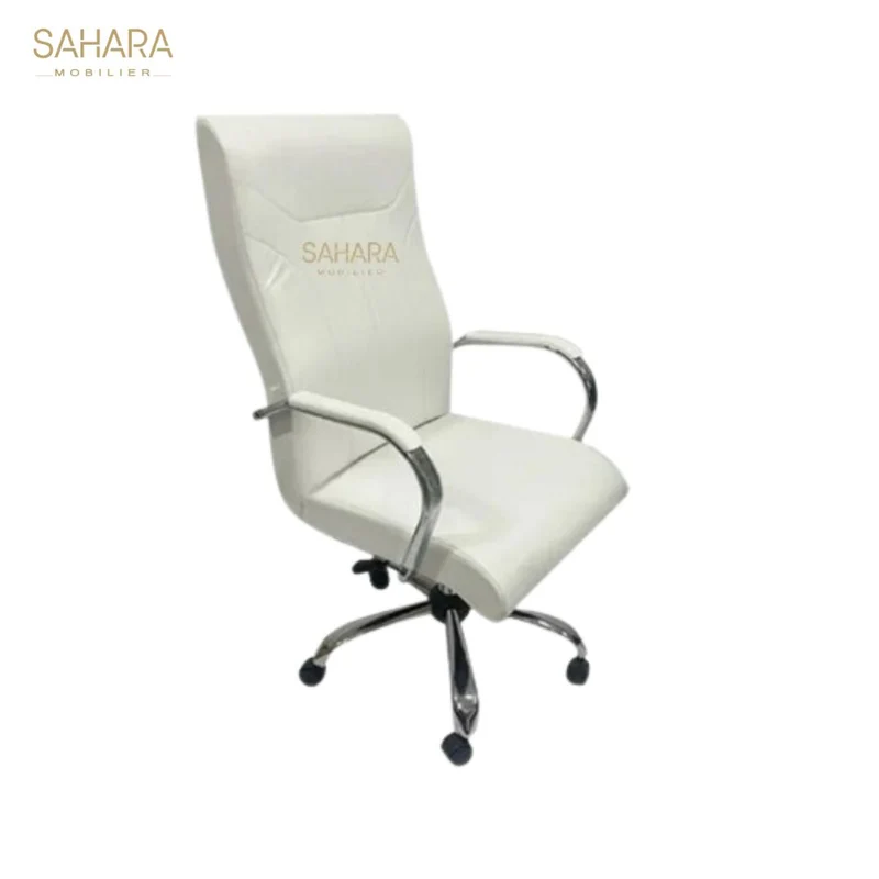 Fauteuil BLAD en Blanc Réf. B1834