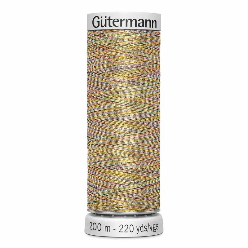 Gütermann | Fil Métallique Dekor | 200 m | #9880 | Journée d'été varié