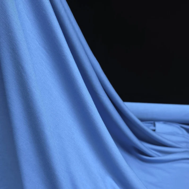 Jersey de rayonne | Bleu | 134 cm | FIN DE ROULEAU