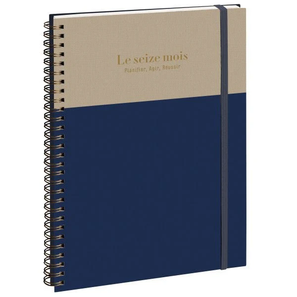 Agenda 2026-2027 EXACOMPTA SAD 29S - 21 x 29,7 cm - 1 semaine sur 2 pages - Orientation verticale - Gustave marine
