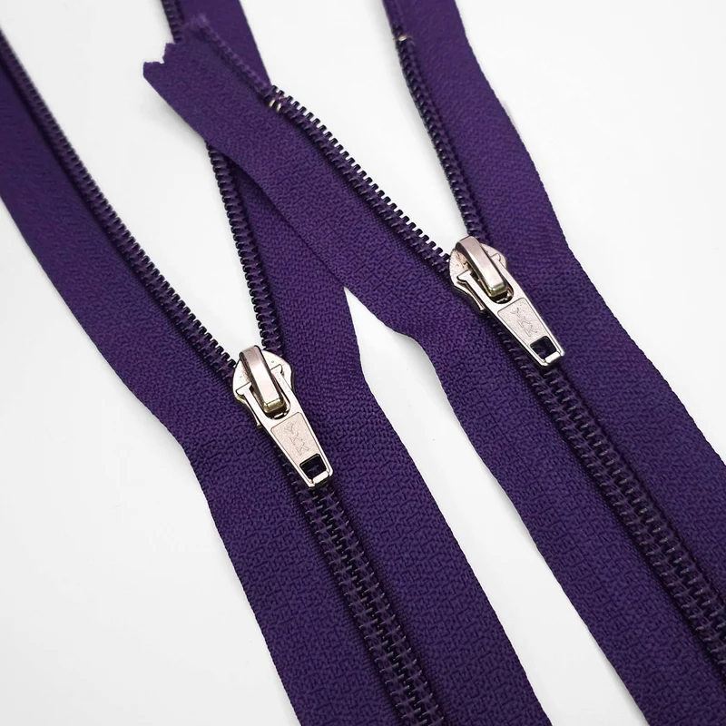 YKK | Fermeture éclair à bout fermé | spirale | #5 | Mauve | 7 1/2" - 19 cm