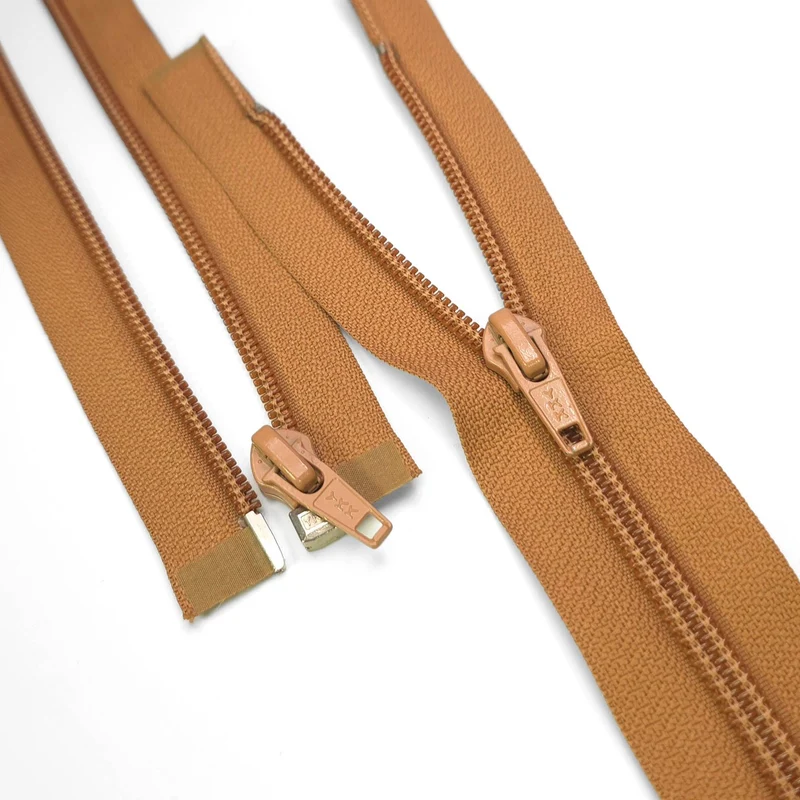 YKK | Fermeture éclair séparable | Spirale | #5 | Orange Brun | SSAV132 - SSAV133