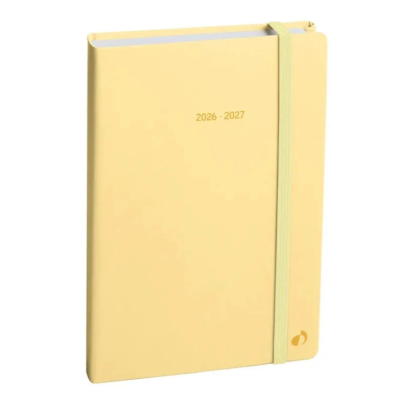 Agenda 2026-2027 QUO VADIS Universitaire Color - 10 x 15 cm - 1 semaine sur 2 pages - Orientation verticale - Pastel vanille