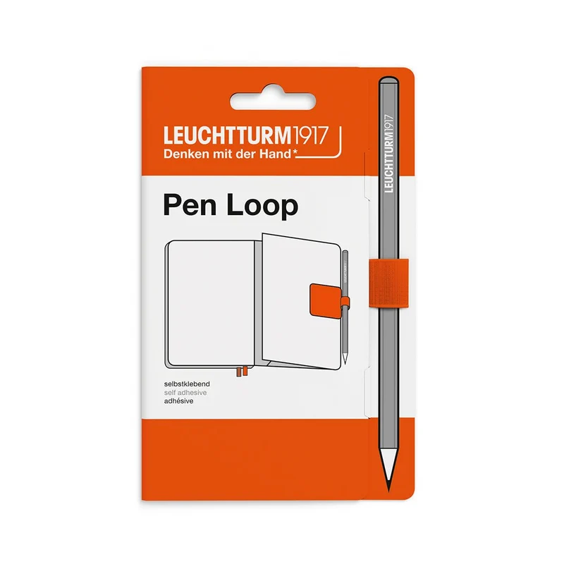 Passant autocollant LEUCHTTURM1917 Pen Loop - Pumpkin