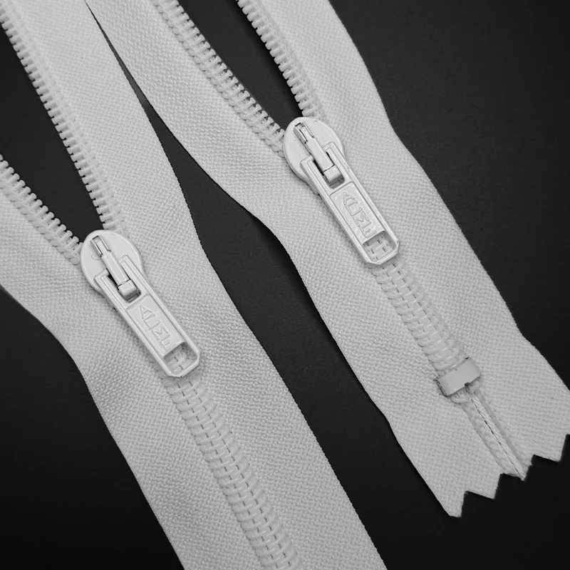 Fermeture éclair à Bout Fermé | Spirale | #5 | Blanc | 12 '' - 30.5 cm