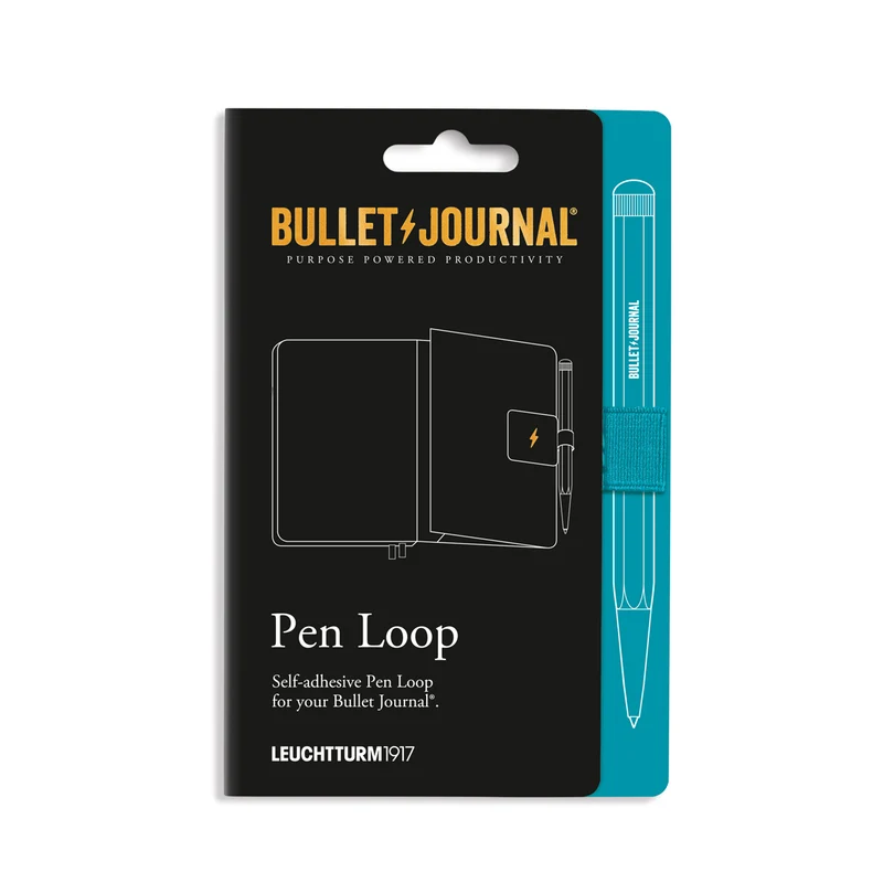 Passant autocollant LEUCHTTURM1917 Pen Loop Bullet Journal - Turquoise25