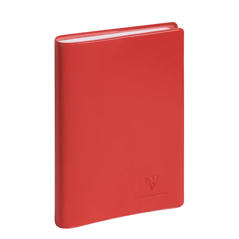 Agenda 2026-2027 CLAIREFONTAINE Work & After - 10 x 15 cm - 1 jour par page - Orientation horizontale - Vérone rouge coquelicot