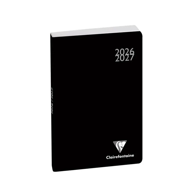 Agenda 2026-2027 CLAIREFONTAINE Work & After - 10 x 15 cm - 1 jour par page - Orientation horizontale - Classic noir