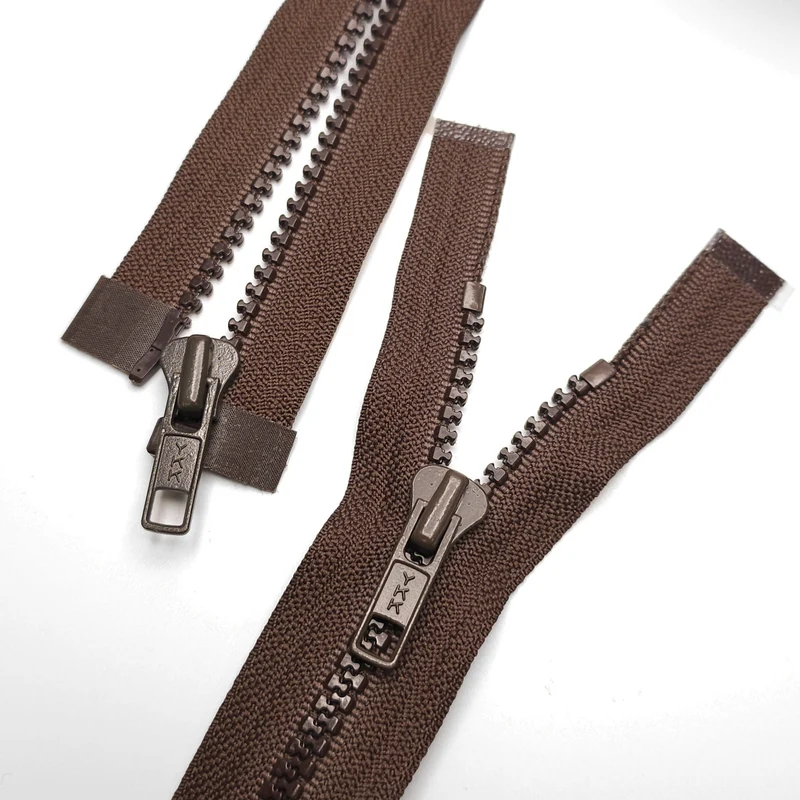 YKK | Fermeture Éclair Séparable | Plastique | Brun | #5 | 22.5'' - 57 cm