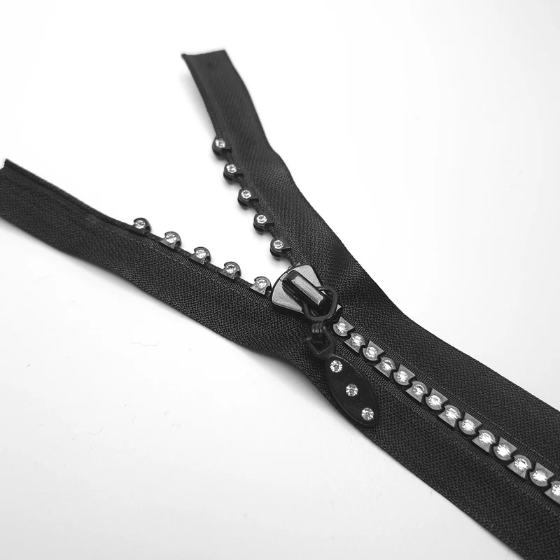 Fermeture Éclair Séparable | Plastique | #4 | 18'' - 46 cm | Noir