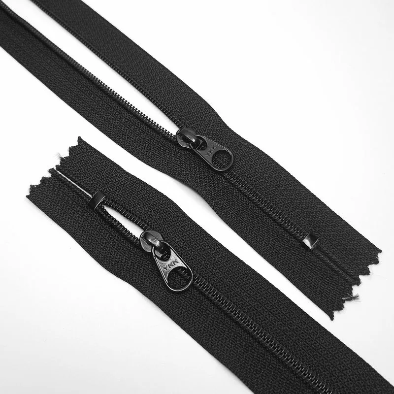 YKK | Fermeture Éclair Tête-à-Tête Fermé | Spirale | #5 | Noir | 9.5'' - 24 cm