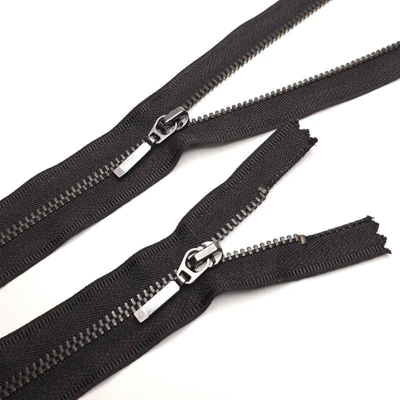 KKF | Fermeture Éclair à Bout Fermé | Métal | #5 | 7.5'' - 19 cm | Noir