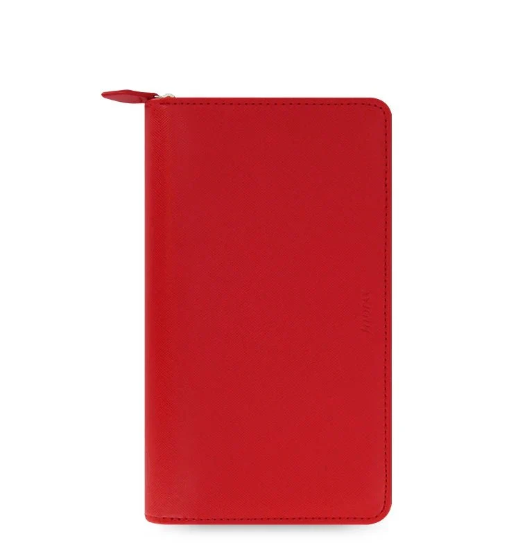 Organiseur FILOFAX Saffiano Zip - Personal Compact - Poppy