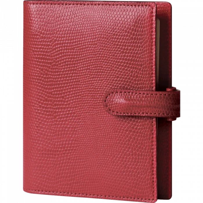 Organiseur MIGNON AK13 - 11 x 13,9 cm - 1 semaine sur 2 pages - Orientation verticale - Bornéo rouge garance