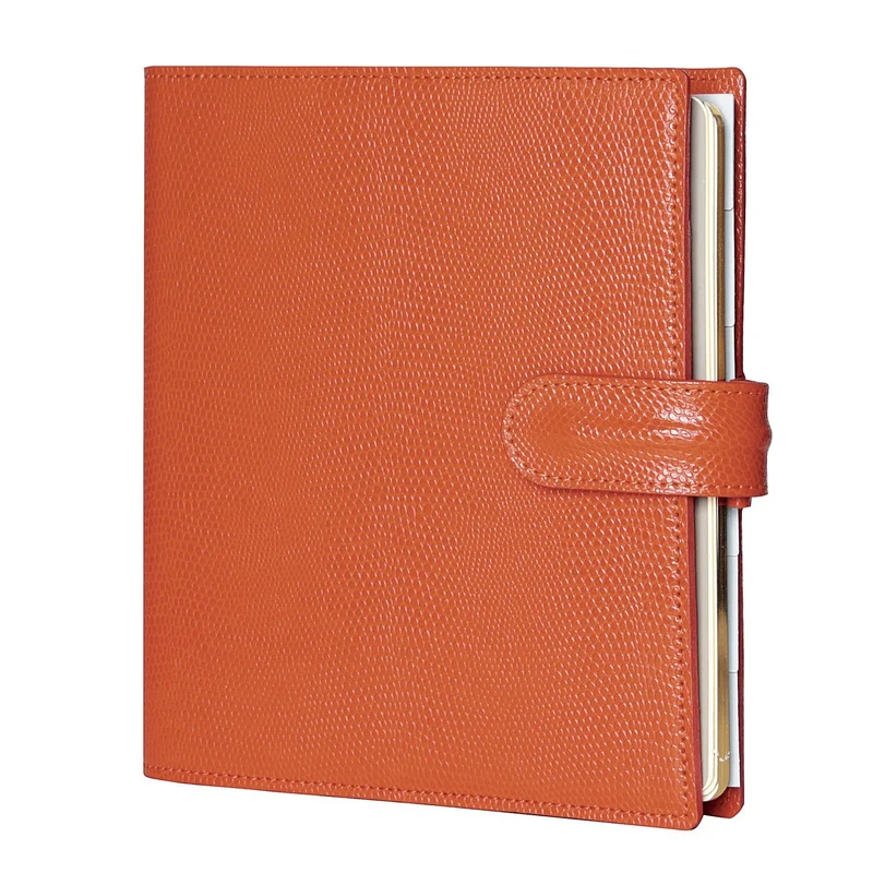 Organiseur MIGNON AK17 - 16,8 x 18,5 cm - 1 semaine sur 2 pages - Orientation verticale - Bornéo orange épicé