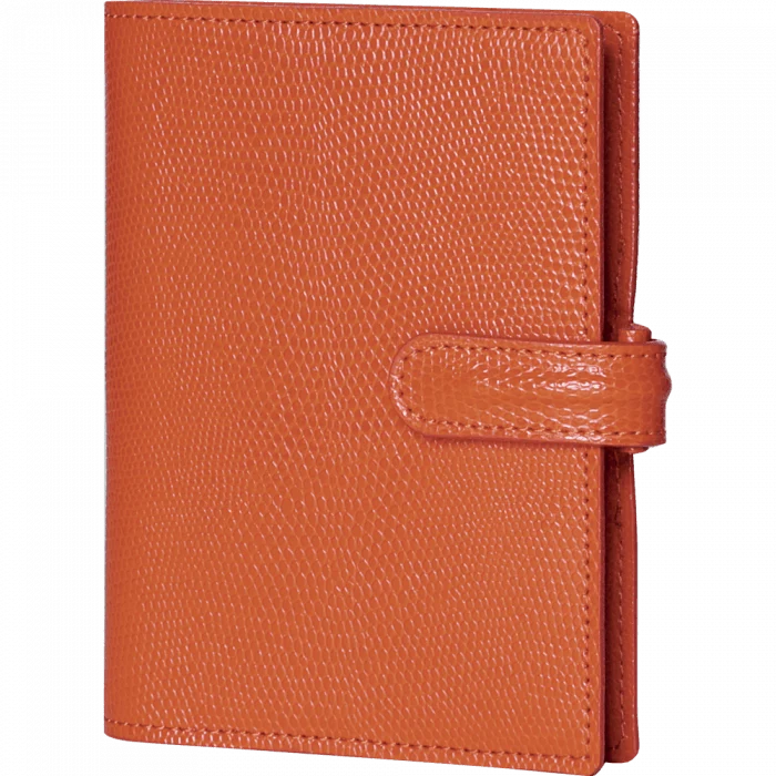 Organiseur MIGNON AK13 - 11 x 13,9 cm - 1 semaine sur 2 pages - Orientation verticale - Bornéo orange épicé