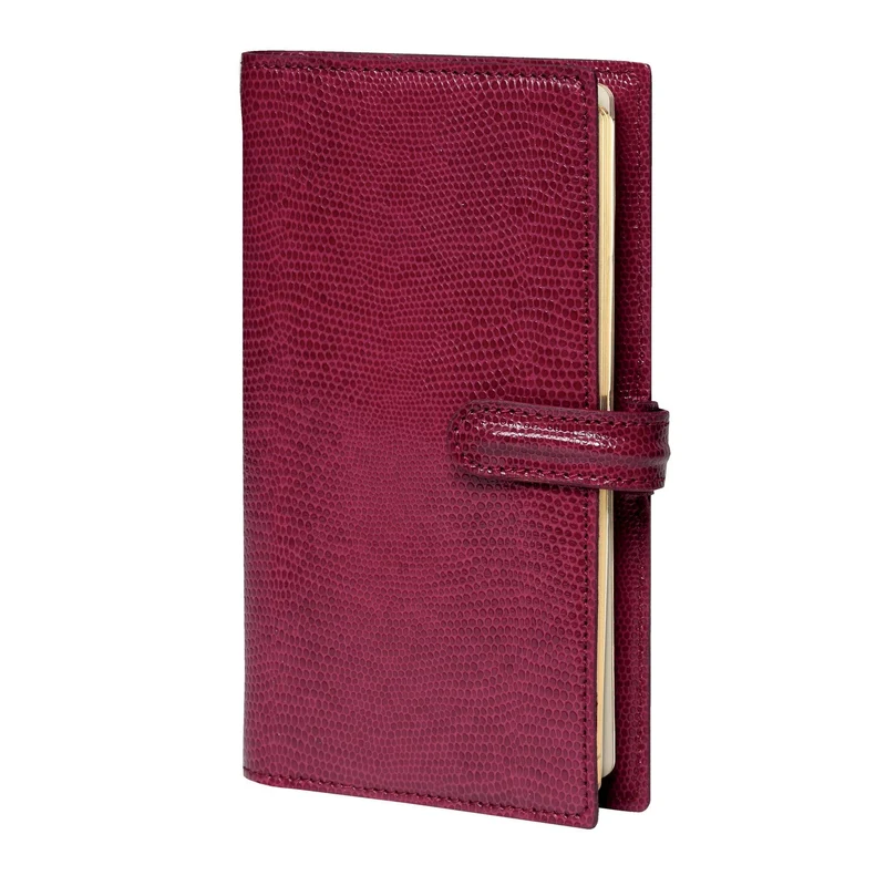 Organiseur MIGNON AK18 - 10,8 x 18,5 cm - 1 semaine + notes - Orientation horizontale - Bornéo figue