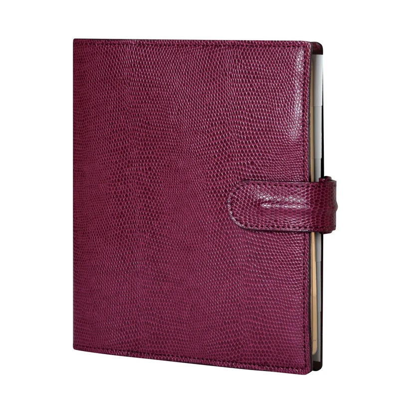 Organiseur MIGNON AK17 - 16,8 x 18,5 cm - 1 semaine sur 2 pages - Orientation verticale - Bornéo figue