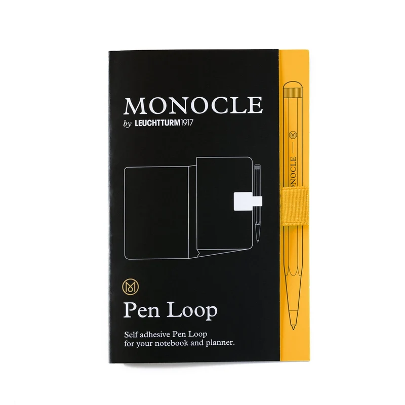 Passant autocollant LEUCHTTURM1917 Pen Loop Monocle - Yellow