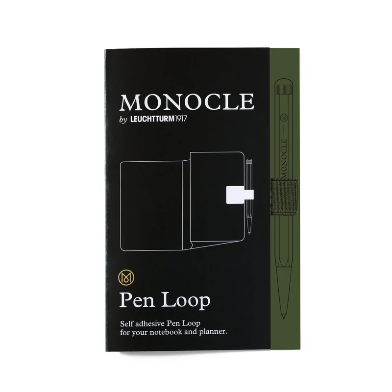 Passant autocollant LEUCHTTURM1917 Pen Loop Monocle - Olive