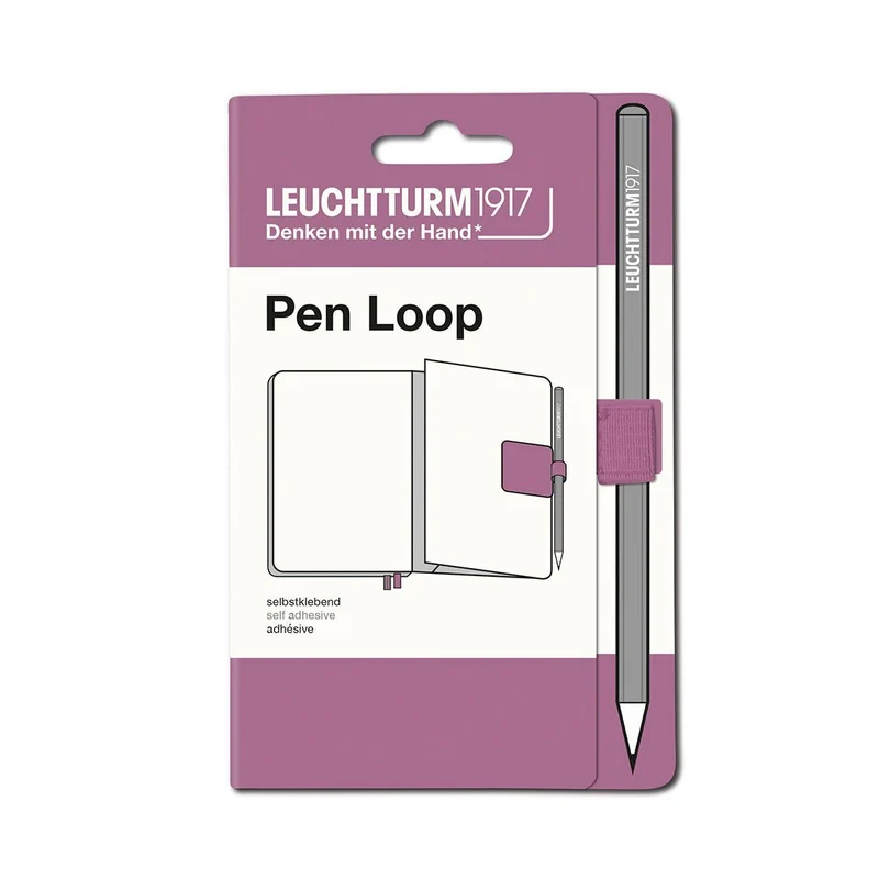 Passant autocollant LEUCHTTURM1917 Pen Loop - Dusty Rose