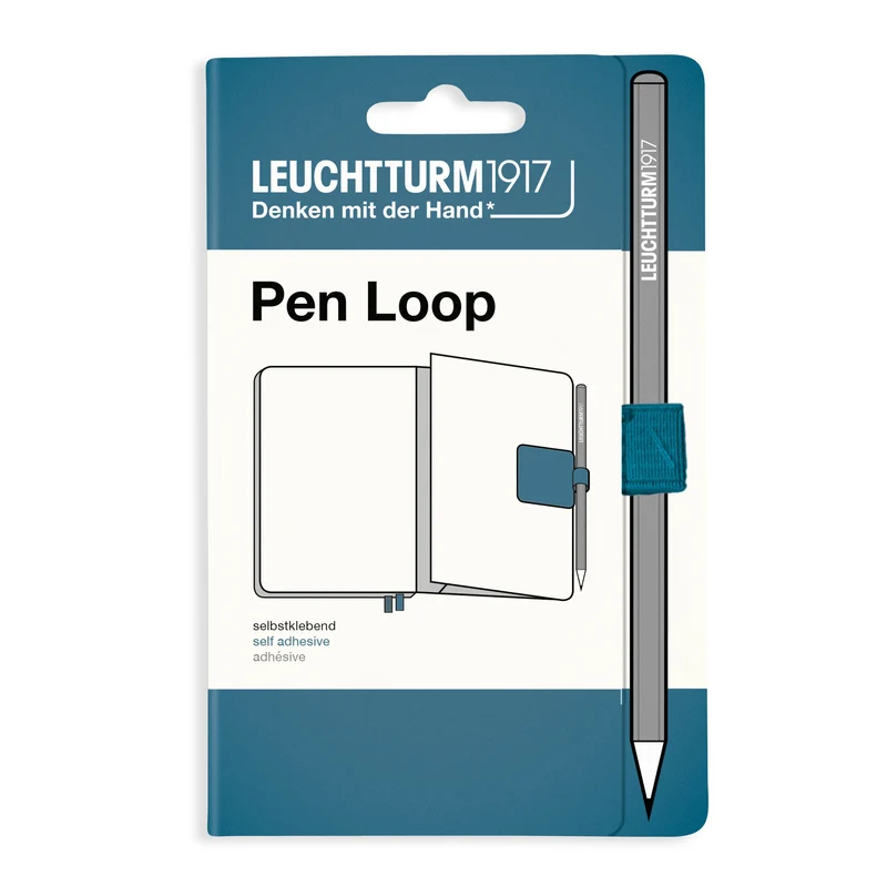 Passant autocollant LEUCHTTURM1917 Pen Loop - Stone Blue