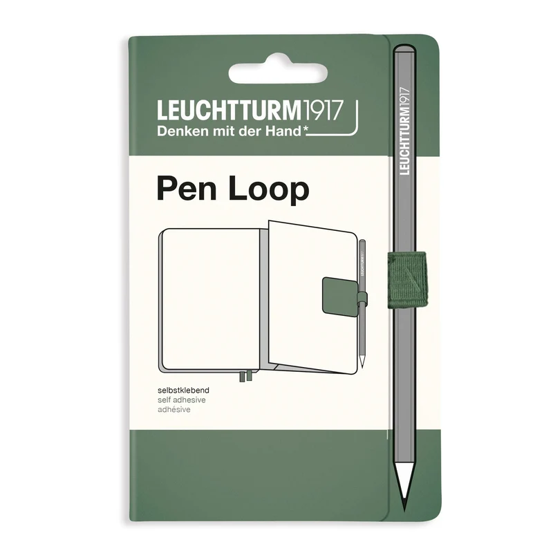 Passant autocollant LEUCHTTURM1917 Pen Loop - Olive