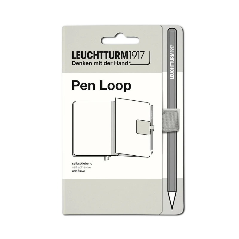 Passant autocollant LEUCHTTURM1917 Pen Loop - Light Grey