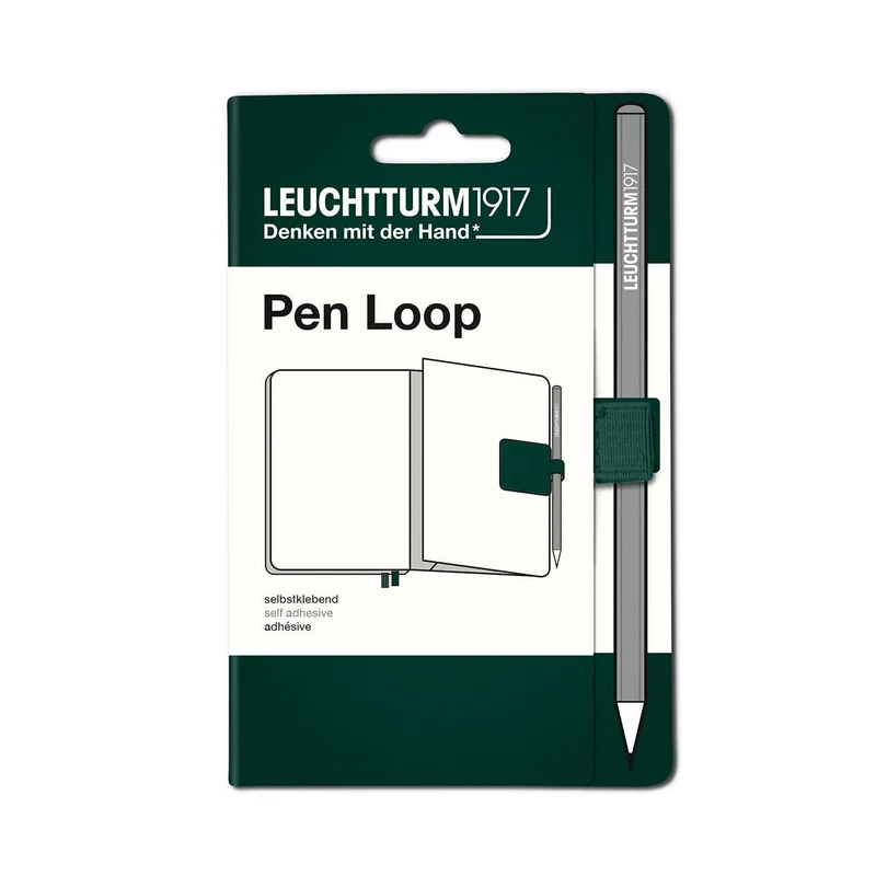 Passant autocollant LEUCHTTURM1917 Pen Loop - Forest Green
