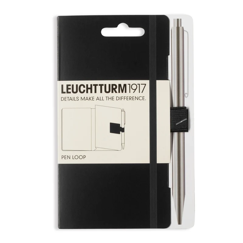 Passant autocollant LEUCHTTURM1917 Pen Loop - Black