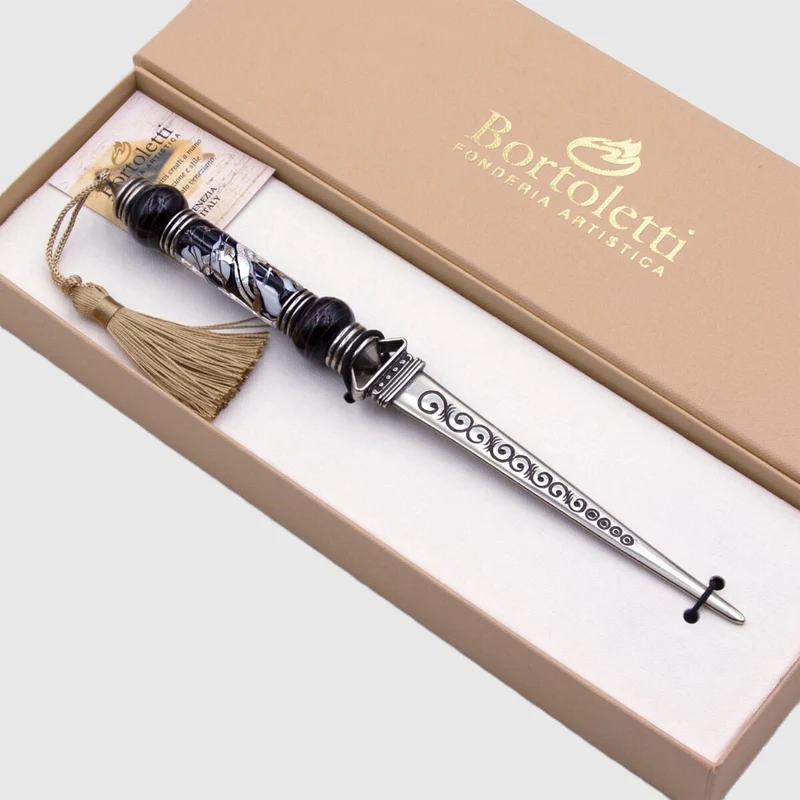 Ouvre-lettres BORTOLETTI Casanova Bernini - Noir