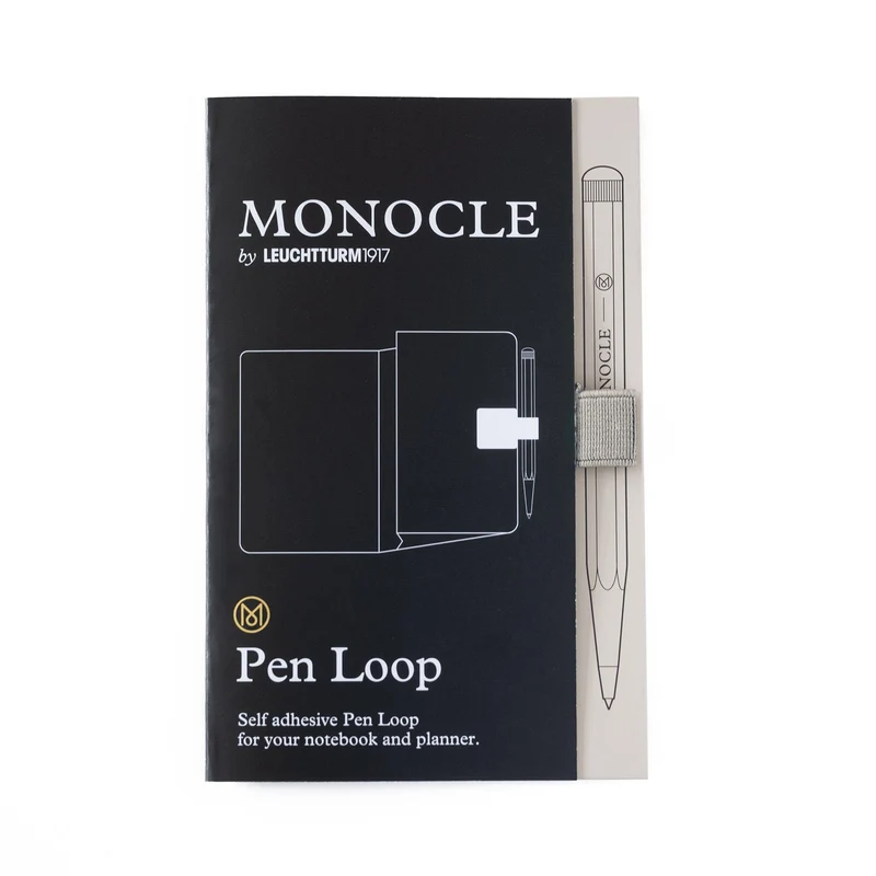 Passant autocollant LEUCHTTURM1917 Pen Loop Monocle - Light Grey