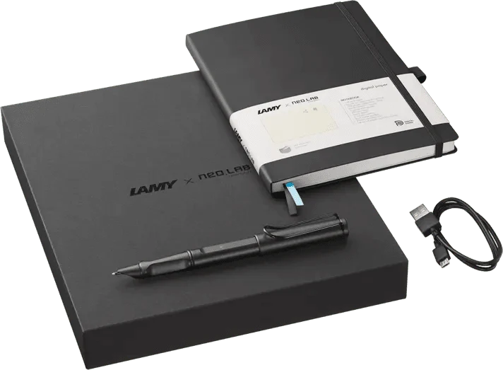 Set LAMY Safari All Black ncode - Smartpen & Carnet numérique
