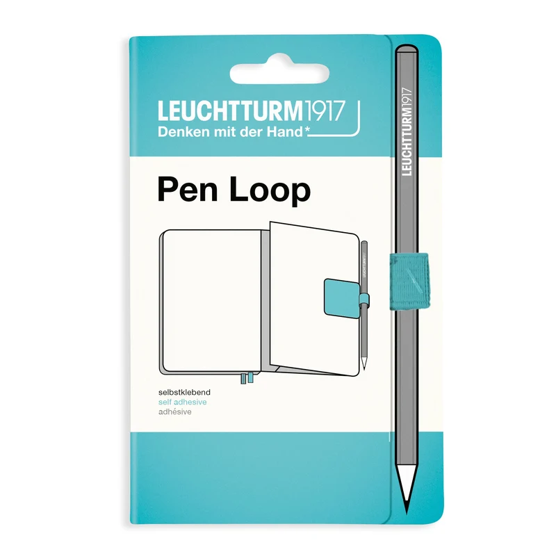 Passant autocollant LEUCHTTURM1917 Pen Loop - Aquamarine