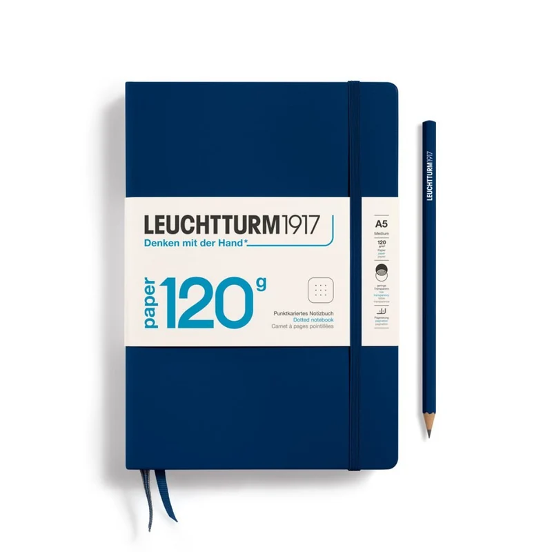 Carnet LEUCHTTURM1917 Edition 120G - A5 - Hardcover - Pointillé - Navy