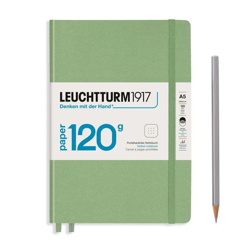 Carnet LEUCHTTURM1917 Edition 120G - A5 - Hardcover - Pointillé - Sage