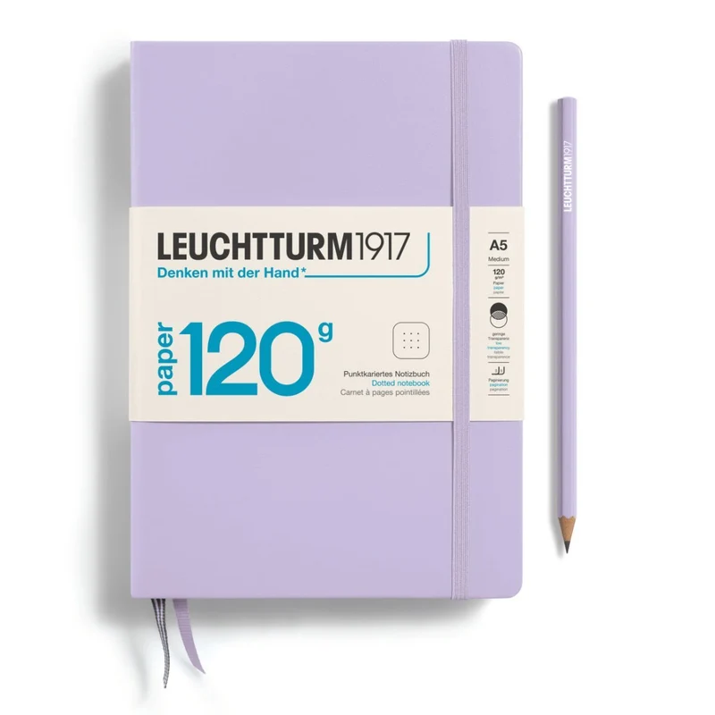 Carnet LEUCHTTURM1917 Edition 120G - A5 - Hardcover - Pointillé - Lilac