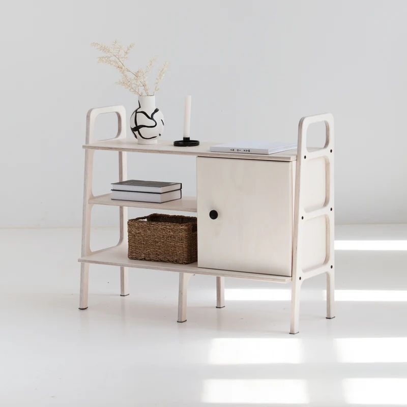 Sideboard 120 cm · Shelf + Cabinet