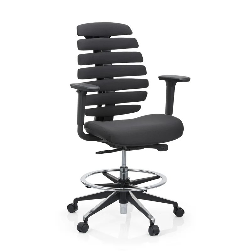 ERGO LINE II WORK tissu - Chaise de comptoir