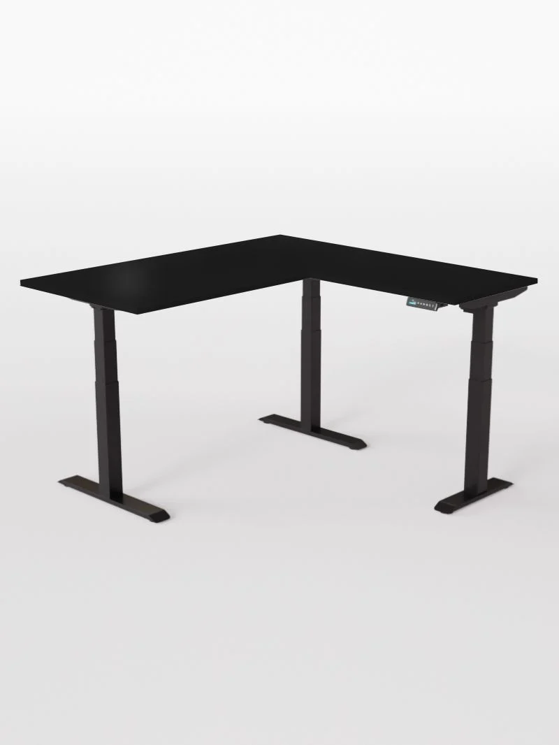 Tripod Pro - Plateau Essential | Bureau Assis Debout Électrique d'Angle