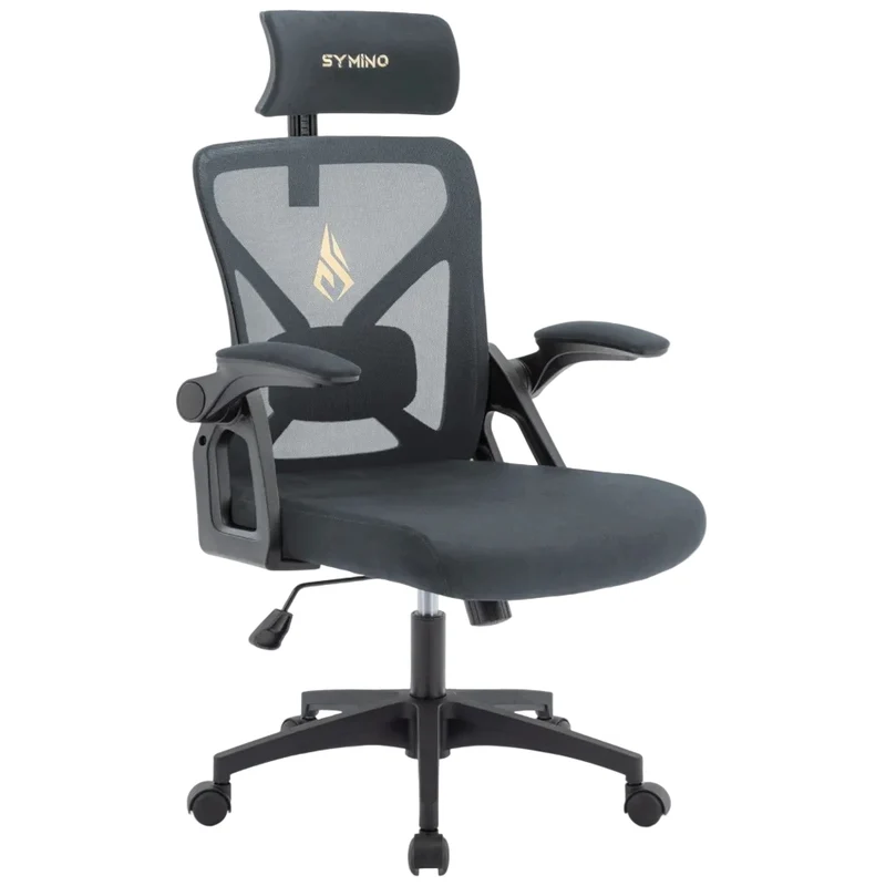 Chaise Ergonomique de Bureau avec Appui-Tête Réglable et Support Lombaire - Dossier Mesh Respirant