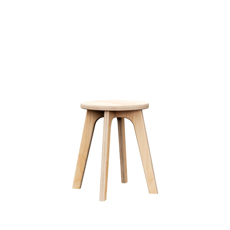 Mid-Century Stool · Round