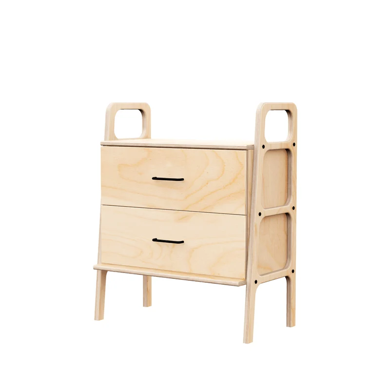 Mini Bookcase with drawers · 90 cm