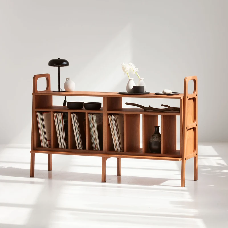 Vinyl Record Credenza · 143 cm