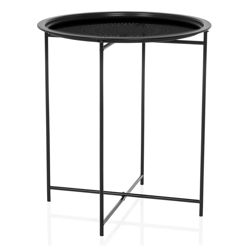 ALLRUND | métal avec motif perforé - Table d'appoint